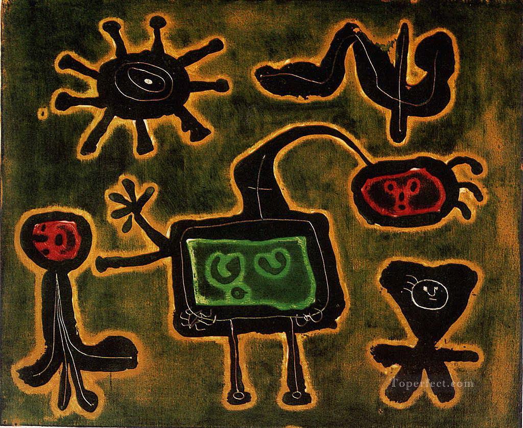 Series I Joan Miro Oil Paintings